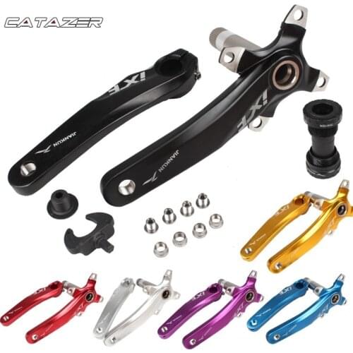 104BCD MTB Bike Crankset Aluminum Alloy with Bottom Bicycle Crankset MTB Crank Bike Accessories 170mm