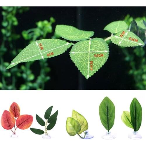 2pcs Artificial Leaves Leaf Hammock fight Aqarium Background Fish Perch Betta Spawning Resting Leaf rest Bed Fish Decoration
