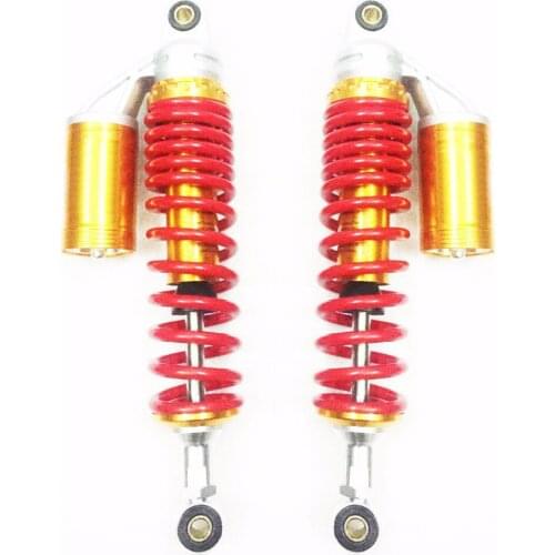 340mm 350mm 360mm 370mm 8mm spring Universal Motorcycles Shock Absorbers for Honda/Yamaha/Suzuki/Kawasaki ATV Scooter