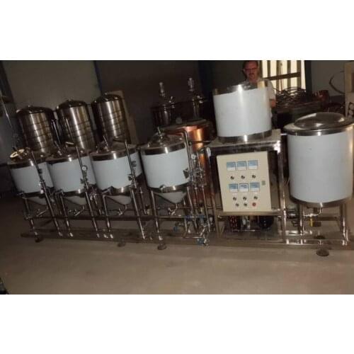 50l home brew equipments/ semi-automatic home brewing turnkey project/ draft beer making machine