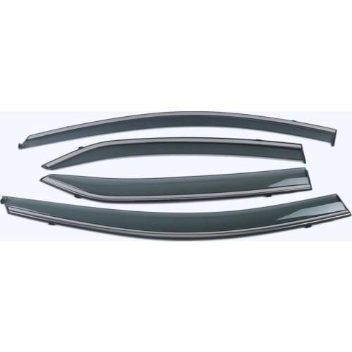 Car Styling 4 Pieces Rain Guards Side Window Visor Cover Trim For Toyota Corolla 2007-2020