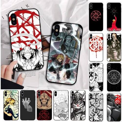 MaiYaCa Full Metal Alchemist Brotherhood Anime Phone Case for iPhone 11 12 pro XS MAX 8 7 6 6S Plus X 5S SE 2020 XR cover
