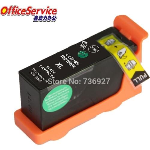 2Black LM100 LM100XL LM108 LM105 Compatible Ink Cartridge For Lexmark PRO205 209 705 707 709 805 901 905 208 708 808 printer