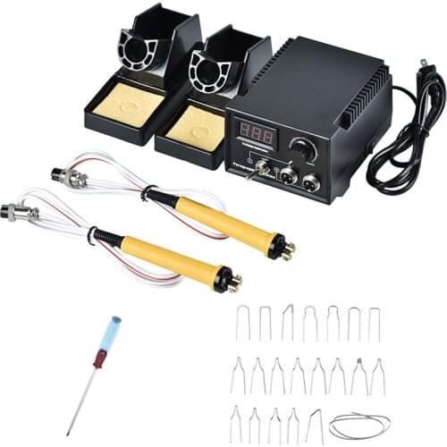 Wood Burning Kit 60W Pyrography Machine Adjustable Pyrography Machine Professional Pyrography Tool Kit With 2pcs Burner Pen