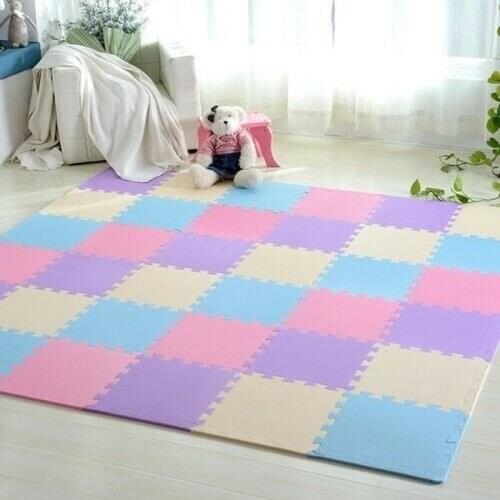 Baby Playmat Children Room Decoration Foam Crawling Mat Family Parent-child Interactive Game Mat Cute Floor Mat 30 * 30 * 0.8cm