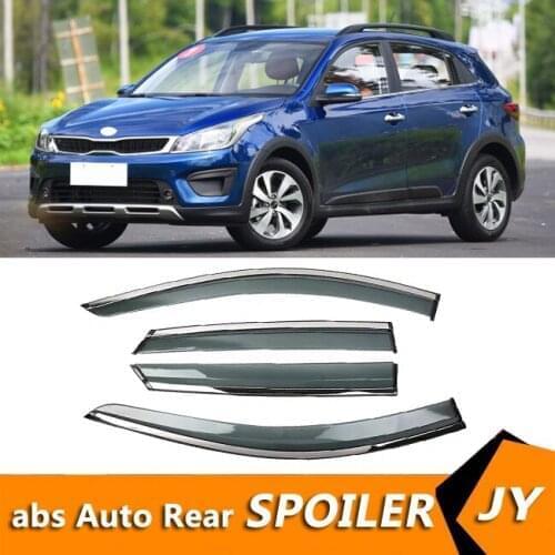 For KIA KX CROSS 2017-2019 Window Visor Vent Shades Sun Rain Deflector Guard For KIA KX CROSS Auto Accessories 4PCS/SET
