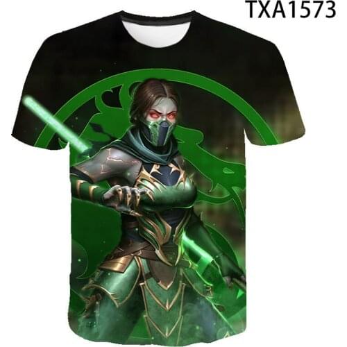 New Mortal Kombat Men Women 3D Printed T Shirts Fashion Streetwear Boy Girl Kids Casual Short Sleeve Children Cool Tops Tee