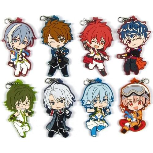 Idolish7 Anime keychain IZUMI IORI YAMATO NIKAIDO SOGO NAGI TAMAKI Gaku Mitsuki OSAKA Rubber strap/mobile phone charms D172