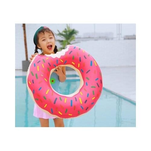 Swimming Pool Toys Water Seat Inflatable Swimming Ring Donut Pool Float For Adult Kids PVC Swimming Mattress Rubber Ring Gift