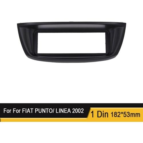 Stereo Dash Kit Radio CD Player Install Mount Trim Kit Frame Plate 1DIN Car Radio Fascia For FIAT PUNTO/ LINEA 2002