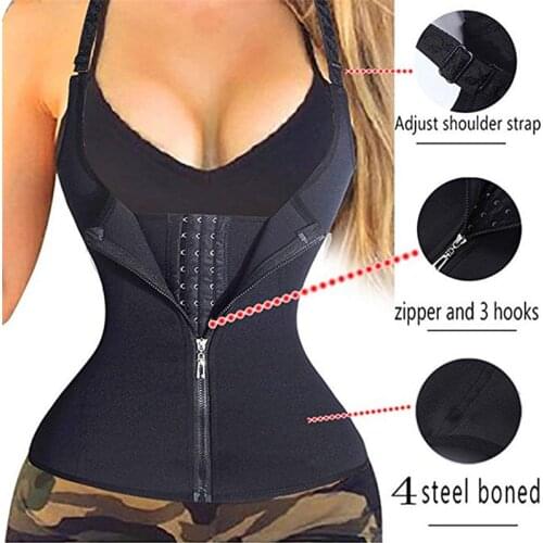 Women Corset Waist Trainer Body Shaper Color Slimming Waist Slim Belt Neoprene Vest Underbust Vest High Quality Shaper S-4XL