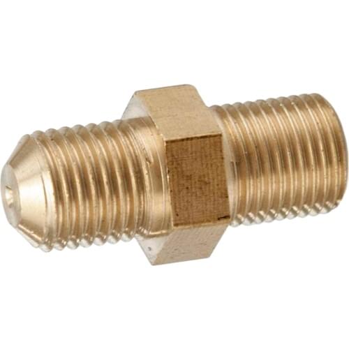 Brass Turbo Oil Feed Restrictor Fitting 4AN Male To Female .035" Restrictor