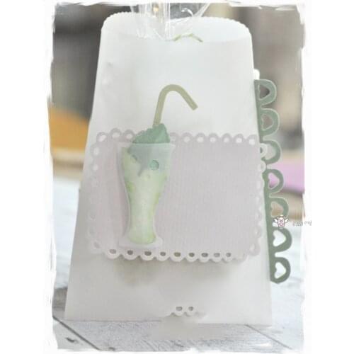 Mmao Crafts Metal Steel Cutting Dies Heart strip decoration Stencil For DIY Scrapbooking Paper/photo Cards Embossing Dies