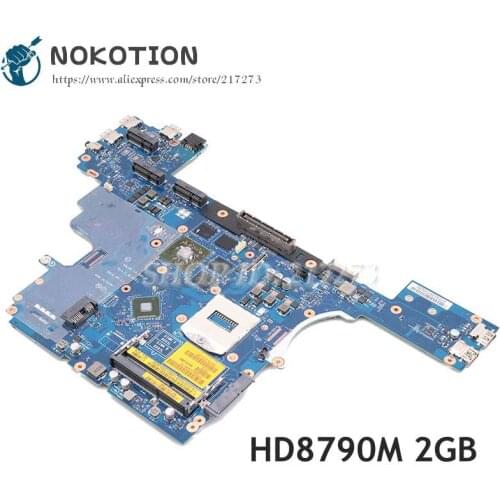 NOKOTION For Dell Latitude E6540 Laptop Motherboard CN-0VWNW8 0VWNW8 VALA0 LA-9411P Mainboard HD8790M 2GB