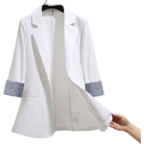 2021 New Women Spring Suit Korean Style Female Net Red Casual Office Plus Size Loose Tops Fashion Fairy Lady Autumn Blazer OK805