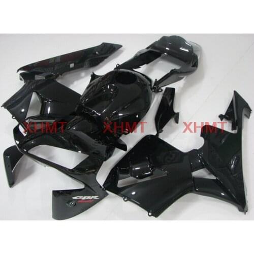 For CBR 600 RR 2003 - 2004 Plastic Fairings CBR 600 RR 2004 Fairing Kits CBR 600 RR 03 glossy Black Fairings