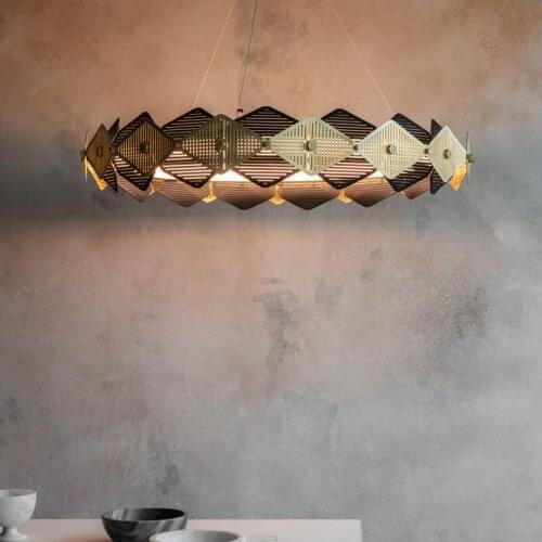 Nordic luxury chandelier hotel club creative living room dining room bedroom art chandelier