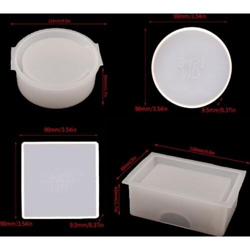 T5UF Modular Drawer Organizer Dividers - Silicone Storage with Lid Mold Set for Cutle