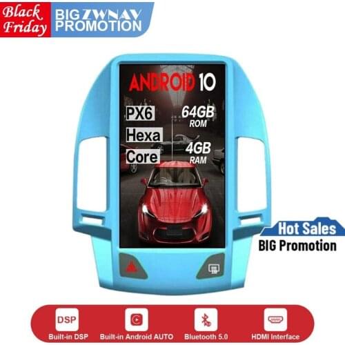 Tesla vertical screen 4GB+64GB Android 10.0 Car Multimedia Player GPS For HYUNDAI l30 2009-2016 GPS Navi Radio stereo Head Unit