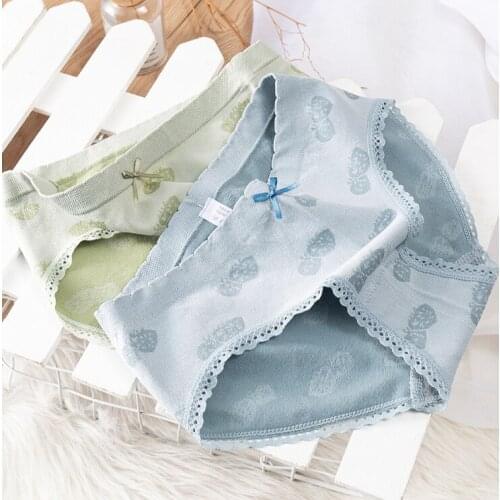 Graphene Seamless Panties Women Sexy Cotton Underwear Lingerie Femme Cute Breathable Summer Thin Lace Briefs Girls Underpanties