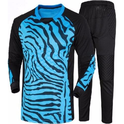 2020 New Kids Adult Soccer Goalkeeper Uniform Men Soccer Jerseys Sets Children Football Goalkeeper Doorkeepers Shirt pants