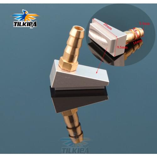 1pc RC Boat Stern Water Suction Device With M6 Nozzle Metal Water Intake for RC Cat Boat O yacht Model Good Quality