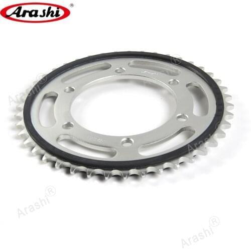 Arashi 43T 520 Pitch Rear Sprocket For YAMAHA MT-03 MT03 2016 2017 2018 2019 2020 Rubber Cushion Motorcycle Chain Sprockets