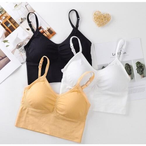 Seamless Brassiere Bras for Women Full Cup Breathable Bralette Wire Free Sleep Bra Tube Top Streetwear Top Strapless Crop Top