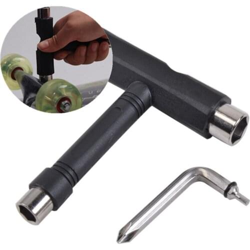 1 Set L Wrench Skateboard T-Type Wrench Skateboard Repair Tool Mini L Wrench Adjusting Tool Kit