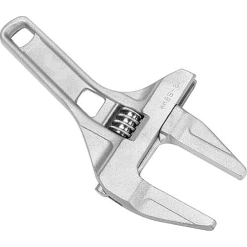 1PCS 16-68mm Mini Adjustable Spanner Wrench Short Shank Large Openings Ultra-Thin Wrench Hand Tools