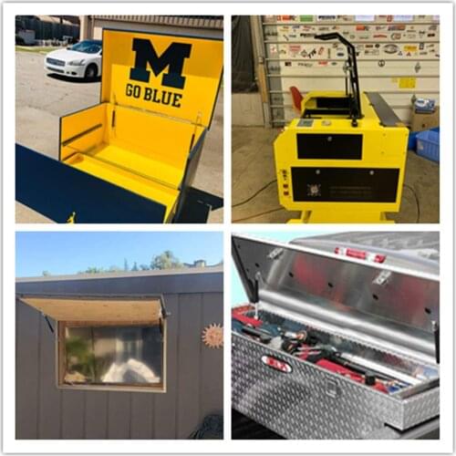 14.96inch/380mm Force 22.5Lbs/300N Pickup Truck Cap Tool Box Utility Box Lid Topper Camper Shell Gas Struts Lift Support Dampers