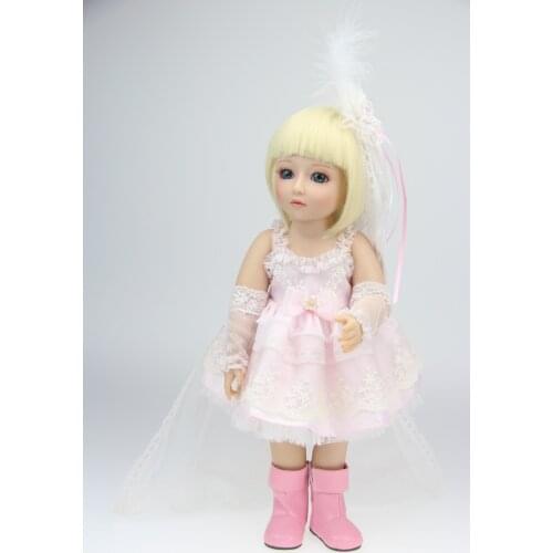 2016 Beautiful SD/BJD doll 18inch top quality handmade doll poseable with joints birthdays gifts
