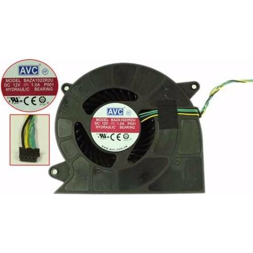 AVC 00KT209 BAZA1022R2U P001 DC 12V 1.0A 4-wire Server Cooling Fan