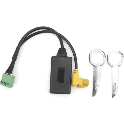 Araba aksesuar radio car 4Pin 12Pin Car Bluetooth 5.0 Audio Cable Microphone Handsfree Adapter Fit for MMI AMI 3G / Q5 / A4L