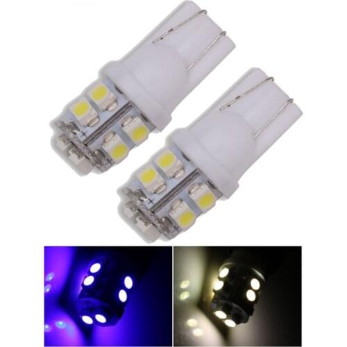 100x Car Led Light T10 501 194 168 W5W 10 LED 1210 3528 SMD Side Wedge Light Lamp Bulb White Red Blue DC 12V 24V