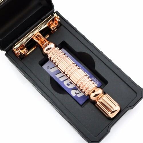 Safety Razor Butterfly shaving razor Double Edge razor Golden Razor with Box BAILI BD177 1SET/LOT NEW