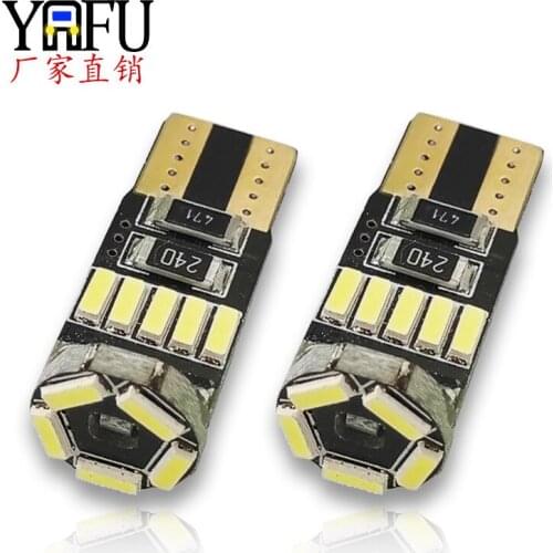 Decode Side Lamp T10 4014 15smd Side Lamp Highlight Reading Lamp Automobile Electrodeless Lamp led lights for car