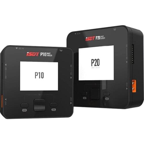 ISDT P10 P20 250WX2 500WX2 DC Dual Channel Smart Charger Discharger for LiIon Lipo LiHV RC Battery Drone Parts