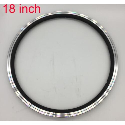 18 inch bike rim double layer aluminum alloy bicycle rims 20/24/28/32/36 hole A/V valve black rim