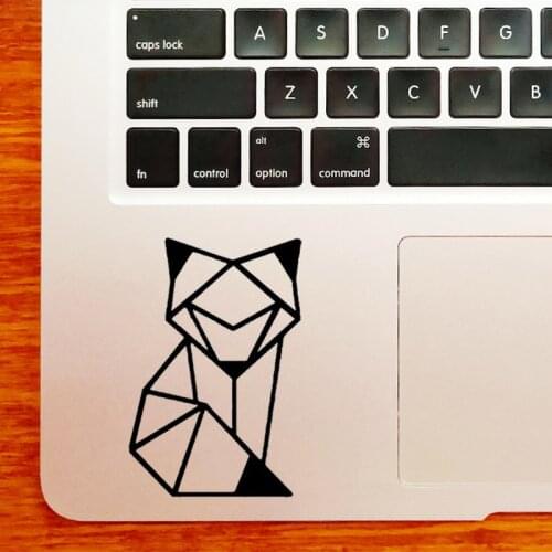 Fox Geometric Laptop Sticker for MacBook Pro16" Air Retina 11 12 13 15 inch Mac Book 14" Mi Notebook Skin Vinyl Trackpad Decal