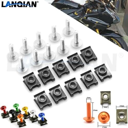 Motorcycle Fairing Screws Fastener Clips Body Spring Nut Bolts Kit For BMW K1600 GT GTL R1200GS ADVENTURE LC R NINE T R1200 R RS