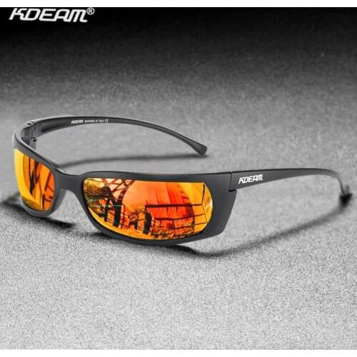 KDEAM Sport Style Polarized Sunglasses Men Fashion Design Outdoor Travel Sun Glasses Super light Eyeglasses Frame Goggles