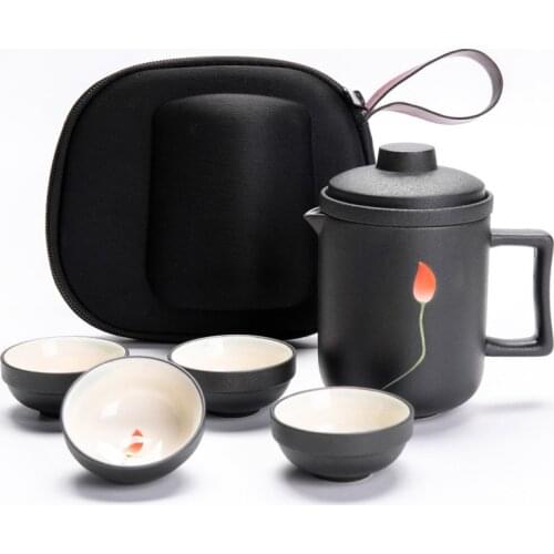 Teapot set Tea Trend Ceramics Hand-painted Retro Creative Coffee Cup Personality Cup Exquisite Gifts japanese tea set