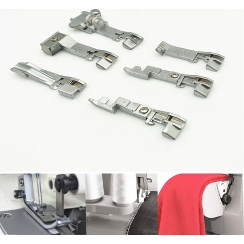 6pcs presser foot 14U555 14CG754 14SH65414U557 Consew 14TU 14HD854 14SH754 Overlock machine 5BB5439