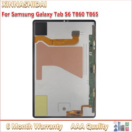 New LCD Display For Samsung Galaxy Tab S6 10.5" T860 T865 2019 LCD Display Touch Screen Digitizer Assembly Replacement