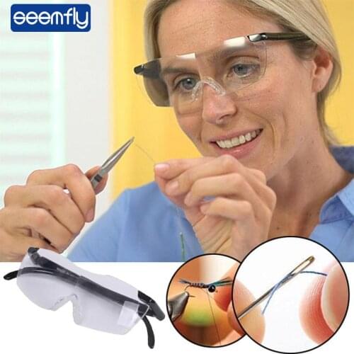 Seemfly 1.6 times Reading Glasses Women Portable 250 Degree Presbyopic Glasses Magnifiers Magnifying Spectacles Eyewear