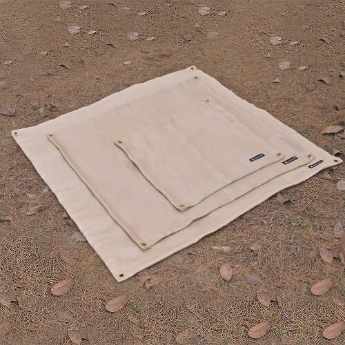 Fireproof Cloth Camping Heavy Duty Glass Fiber Fire Retardant Blanket Thermal Barbecue Insulation Mat Picnic Hiking Accessories