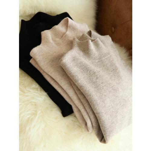 Autumn winter cashmere sweaters women fashion turtleneck pullover slim long sleeve 2021 knitted Jumper Soft Warm Pull Femme