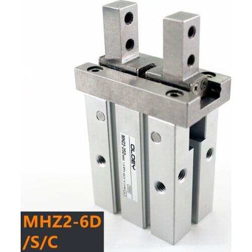 MHZ2 MHZ2-6D SMC Type MHZ2-6D MHZ2-6D2 MHZ2-6D3 MHZ2-6S C pneumatic cylinder Air Gripper Standard 2 Fingers Double/Single acting