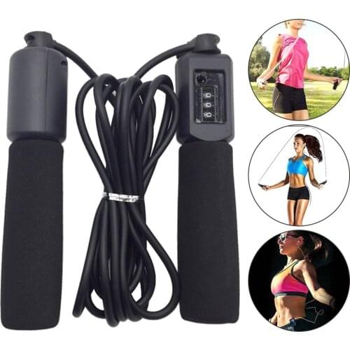 Adjustable Wire Calorie Exercise Exercise Skipping Rope With Counter Fitness Fast Counting Skipping Rope